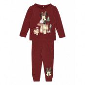 Nmfminnie Oline Nightset Wdi Pyjamas Set Röd Name It