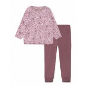 Name It Nmfnightset Mauve Flower Noos Lila