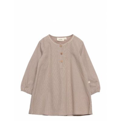 Nmfremi Ls Loose Night Dress Night & Underwear Pyjamas Nightdresses Grå Lil'Atelier