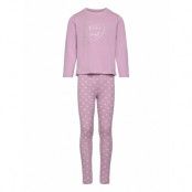 Nmfrisanne Night Set Pyjamas Set Rosa Name It