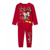 Name It Nmfsisse Minnie Ls Nightset Wdi Röd