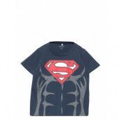 Nmmarne Superhero Ss Nightset Box Wab Pyjamas Set Blå Name It