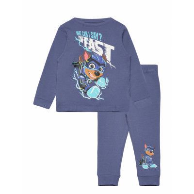Nmmolver Pawpatrol Nightset Cplg *Villkorat Erbjudande Pyjamas Set Blå Name It