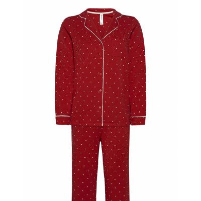 Nw Pyjama Jessica Pyjamas Röd Lindex