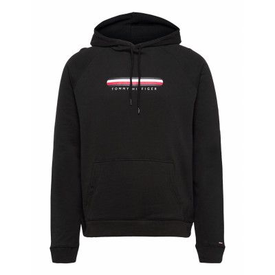 Oh Hoodie Tops Sweat-shirts & Hoodies Hoodies Svart Tommy Hilfiger