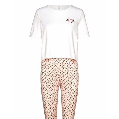 ONLY Onlliga X-Mas Nightwear Set Vit