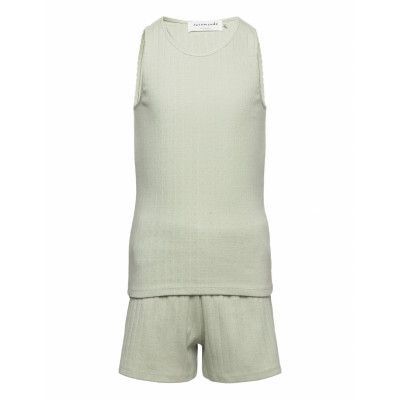 Organic Pyjamas Set Pyjamas Set Green Rosemunde Kids