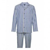 Oxford Stripe Pajama Set Pyjamas Blå GANT