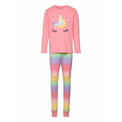 Pajama 3D Unicorn Pyjamas Set Rosa Lindex