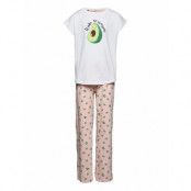 Pajama Aop Avacado Aop Pyjamas Set Vit Lindex