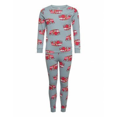 Lindex Pajama Aop Cars Dino Aop Multi/patterned