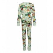 Pajama Bamse Vehicle Pyjamas Set Grön Lindex