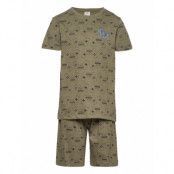 Pajama Bb Aop Gaming Pyjamas Set Grön Lindex