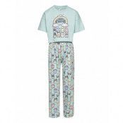 Pajama Boxy T Shirt Cute Swe Pyjamas Set Blue Lindex