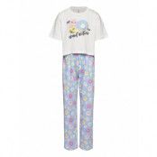 Lindex Pajama Boxy T Shirt Cute Swe Multi/patterned