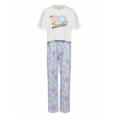 Lindex Pajama Boxy T Shirt Cute Swe Multi/patterned