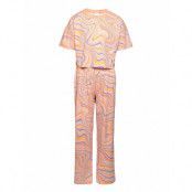 Pajama Boxy T Shirt Pyjamas Set Multi/patterned Lindex