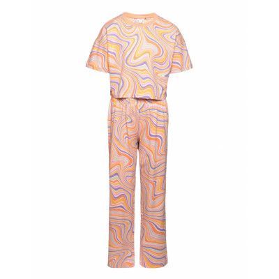 Pajama Boxy T Shirt Pyjamas Set Multi/patterned Lindex