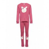 Pajama Bunny Pyjamas Set Rosa Lindex