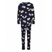 Pajama Cloud And Frog Pyjamas Set Multi/mönstrad Lindex