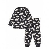 Lindex Pajama Halloween Skeleton Svart