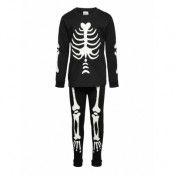Pajama Halloween Skeleton Pyjamas Set Multi/mönstrad Lindex