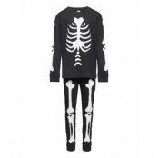 Pajama Halloween Skeleton Pyjamas Set Svart Lindex
