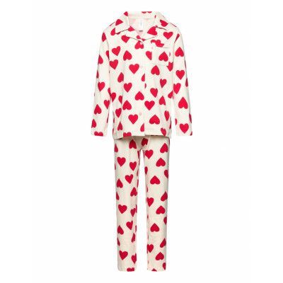 Pajama Hearts *Villkorat Erbjudande Pyjamas Set Multi/mönstrad Lindex