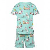 Pajama Moomin Uni Pyjamas Set Blå Lindex