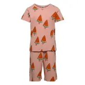 Pajama Sb Aop Melons Co P Pyjamas Set Rosa Lindex