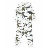 Pajama Sb Dinosaurus Aop Pyjamas Set Multi/mönstrad Lindex