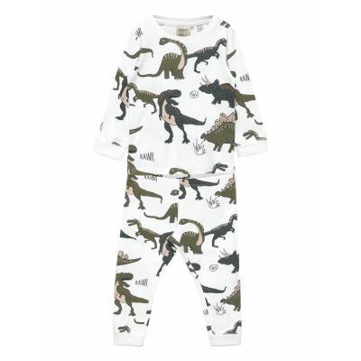Pajama Sb Dinosaurus Aop Pyjamas Set Multi/mönstrad Lindex
