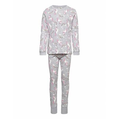 Pajama Sg Rainbow Unicorn Pyjamas Set Multi/mönstrad Lindex
