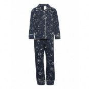 Pajama Sg Space Unicorn Stars Pyjamas Set Multi/mönstrad Lindex