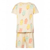 Pajama Short Dogs Ice Cream *Villkorat Erbjudande Pyjamas Set Multi/mönstrad Lindex