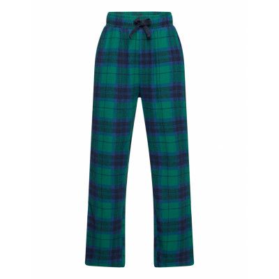 Lindex Pajama Trousers Checked Flanne Grön