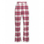 Pajama Trousers Checked Flanne Night & Underwear Pyjamas Pyjama Pants Red Lindex
