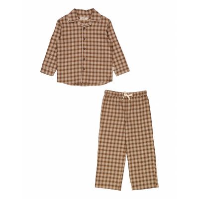 Pajamas Madison Pyjamas Set Multi/mönstrad Wheat