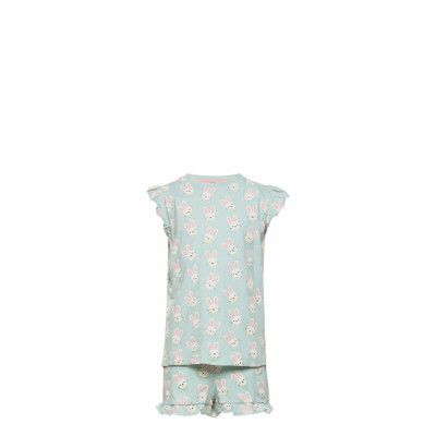 Pajamas Sg Aop Rabbit Pyjamas Set Multi/mönstrad Lindex