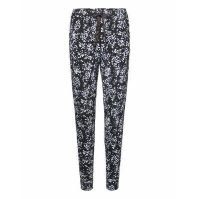 Pant Jersey Speckle Leopard *Villkorat Erbjudande Pyjamasbyxor Mjukisbyxor Svart Hunkemöller