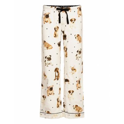 Pant Pyjamasbyxor Mjukisbyxor Creme PJ Salvage