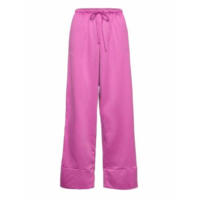 Pant Satin Pyjamasbyxor Mjukisbyxor Rosa Hunkemöller