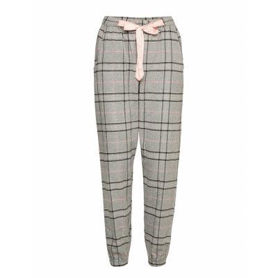 Pant Twill Check Pyjamasbyxor Mjukisbyxor Hunkemöller