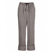 Pant Woven Stripe Piping Pyjamasbyxor Mjukisbyxor Svart Hunkemöller