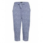 Pants 3/4 Pyjamasbyxor Mjukisbyxor Blå Schiesser