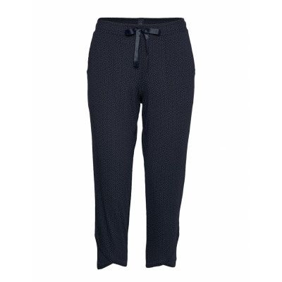 Pants 3/4 Pyjamasbyxor Mjukisbyxor Blå Schiesser