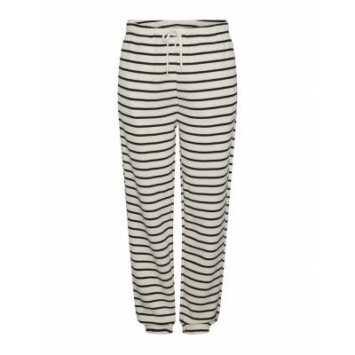 Pieces Pcchilli Hw Sweat Pants Stripes Noos Bc Kräm
