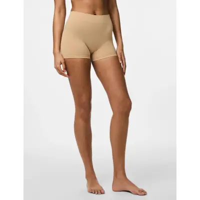Pieces Pclondon Mini Shorts Noos Bc - Brown - L/XL