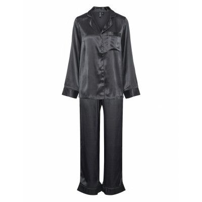 Pieces Pcricoco Night Set Grå