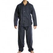 Pierre Hector PH Pyjamas Set Check Navy * Fri Frakt *